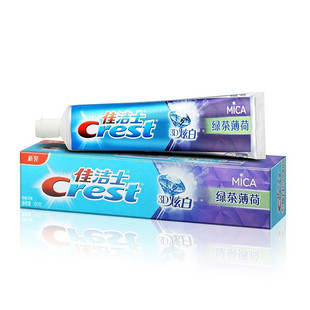 佳洁士牙膏3D炫白柠檬茶爽/绿茶薄荷/晨露荷香劲爽清新180克120g