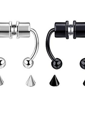 极速2021 New Nose nRimng Reusable Alloy Fake Magnetic False