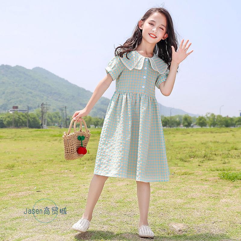 极速女童洋装2022新款洋派夏装中大童韩版小女孩T公主裙儿童夏季