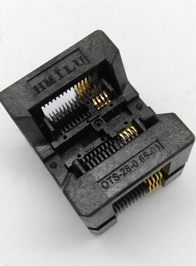 极速OTS-28-0.65-01 SSOP28 TSSOP28 测试座 sop28编程Y座适配器