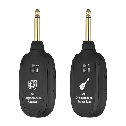 极速WOSHION 电吉他贝w斯电吹管无线发射接收器乐器无线收发器结