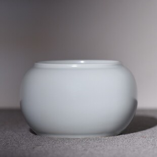 极速善琏湖d笔笔洗缸陶瓷国画洗笔缸仿古白瓷青瓷可爱涮笔筒洗毛