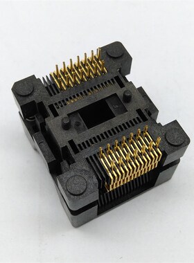 极速SSOP28芯片老化座28脚IuC测试座编程座ots34-0.65-01RT809H转