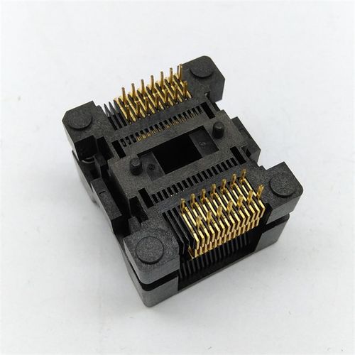 极速SSOP28芯片老化座28脚IuC测试座编程座ots34-0.65-01RT809H转