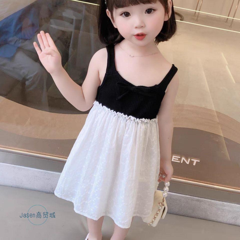 极速女童套装2022新p款洋派质韩版3岁小童洋装4女宝宝夏装两件式