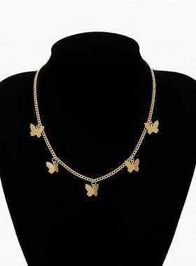 极速New Butterfly nPendants Neckalces for Women  Short Chain