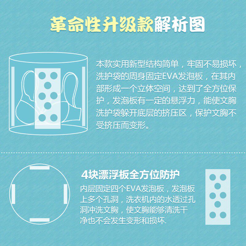 新品内衣洗衣袋文胸罩洗s衣机专用的防变形家用清洗神器过滤网兜