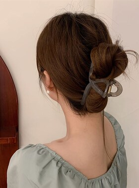 极速2021 Korean Fashion Resin Grab Clip LLarge Acetate Hair