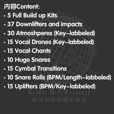 极速S111 Build up&FX Vol3 (HeliGon Samples)采样音乐制作音源