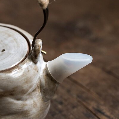 极速//玻璃茶壶嘴套口防尘盖防漏陶E瓷滴水防长嘴酒楼配件家用矽