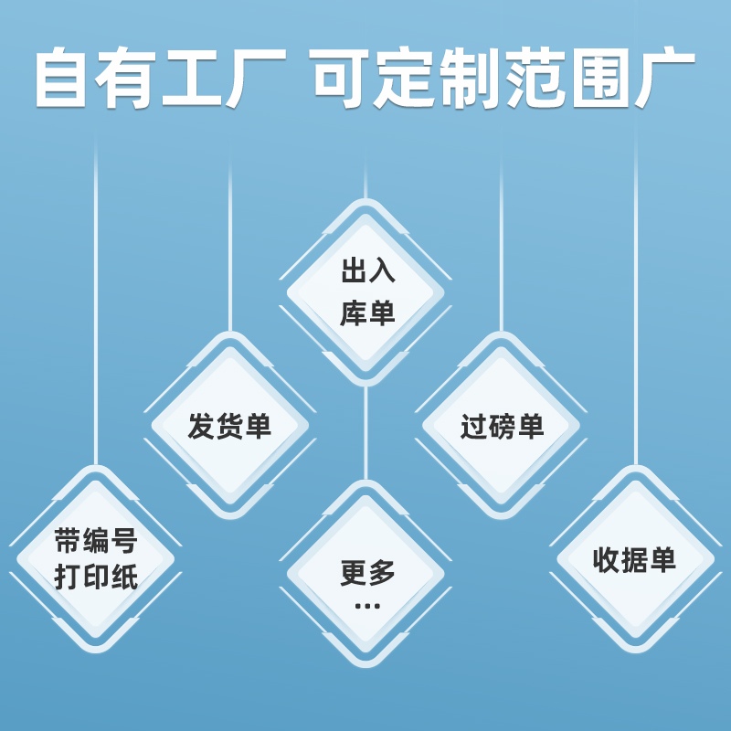 极速定制订d做各种机打票据241针式电脑打印纸三联二联四联五联六
