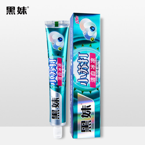 黑妹126g清凉薄荷牙膏冰爽薄荷香家庭装牙膏
