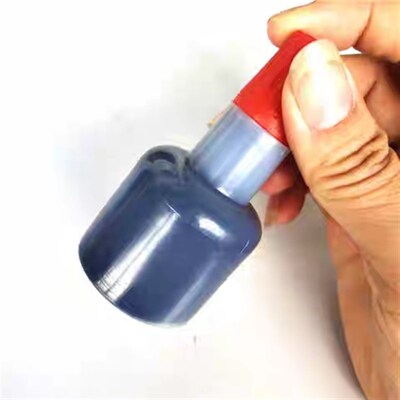 极速红色黑色快干原子印油印台印油填.充液原子油