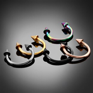 极速1PC G23 Tijtanium Ear Piercing Nose Rings Helix Piercing