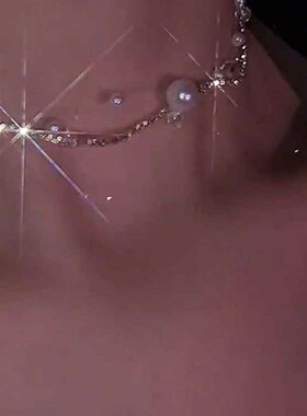 极速2022e年早春皓石双层珍珠项炼女轻奢小众设计感星光Y颈炼气质