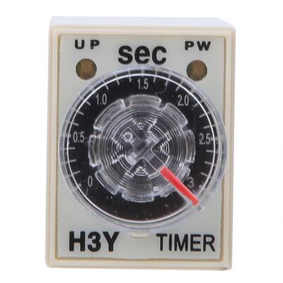 极速H3Y-2 Time Relay 8Pins Delay TimerI 0.01s 0-3s Adjustabl