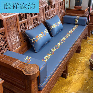 极速罗汉a床坐垫定制新中式缅花梨沙发坐垫沙发垫实木轻奢知否1单