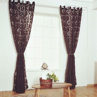 极速Modern Black Plaid Tuvlle for Window Sheer Curtains Home