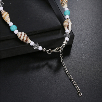 极速New Shelli Beads Starfish Anklets for Women Beach Anklet