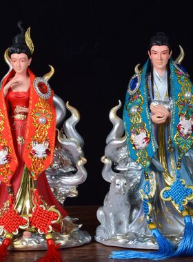 新品凤冠霞帔神像配n饰仙家霞披佛衣披肩佛像袍子衣服可定制大小