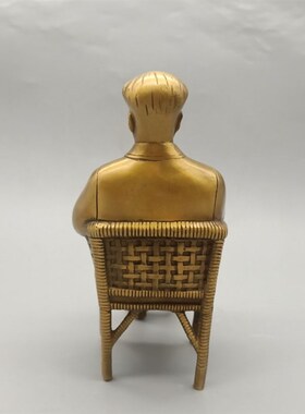 极速精品毛主席铜像毛主席坐w像一代伟人毛泽东像家居办公室装饰