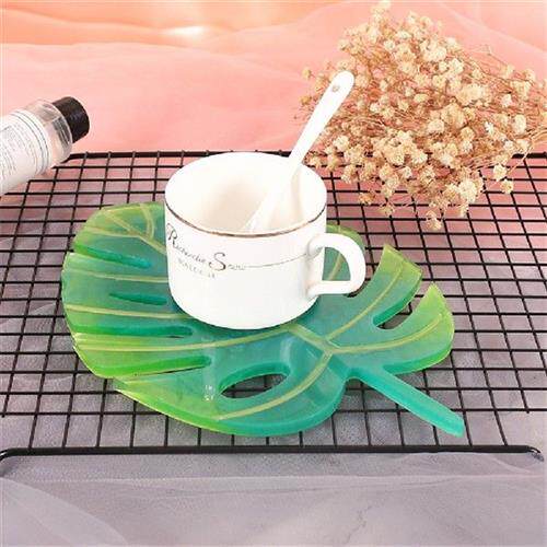 极速3D Maple Leaf Turtle Lweaf Silicone Mold DIY Coaster Cup