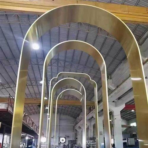 极速不锈钢d电梯门套哑口套圆弧形拱门包边阳台门化妆室窗套收边