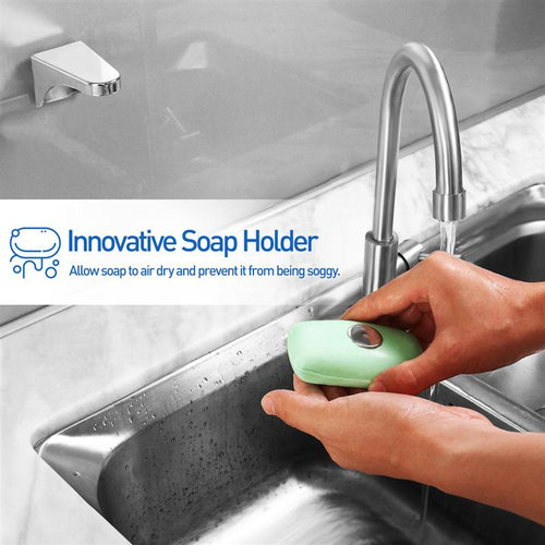 极速Soap Box  Bathroom Magnetic Soap HIolder Soap Holder Wal