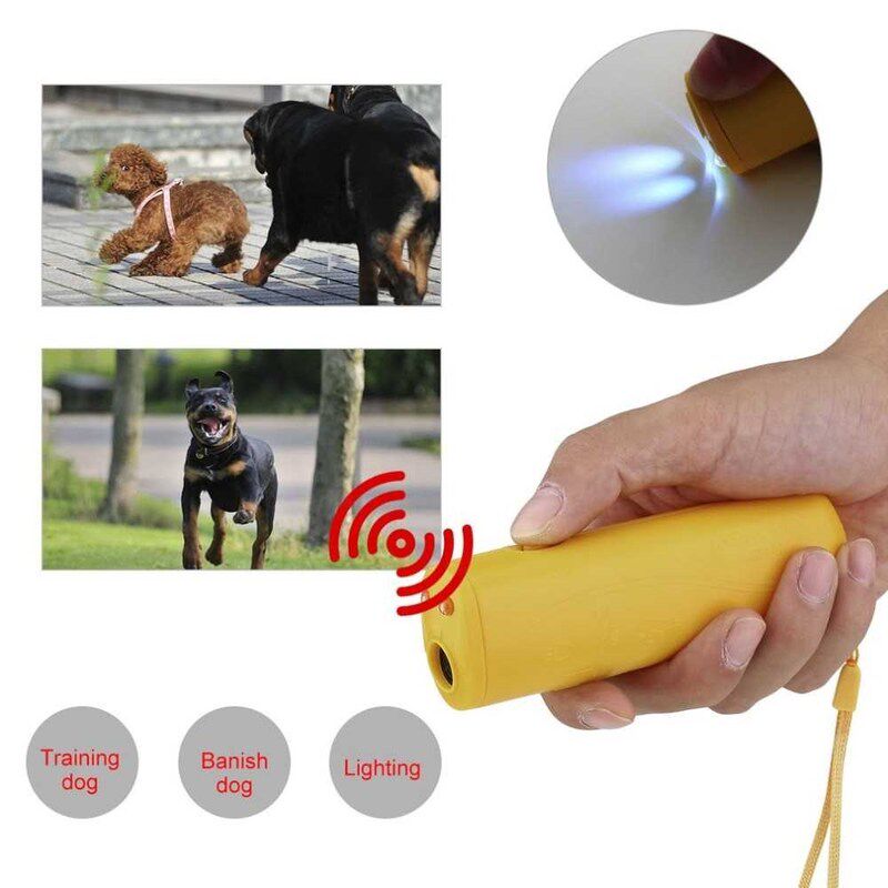 极速3 in 1 Anti-Barking Ultrasonic Pet TKraining Device Dog