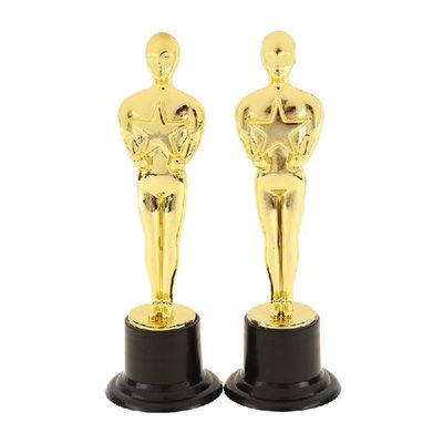 极速2pcs Oscar Silicones Fondant Molds Statuette Cake Mold C