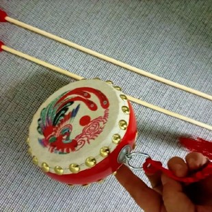 极速花鼓双条鼓凤阳花鼓双条小鼓舞蹈鼓教课鼓凤S阳花鼓道具鼓双