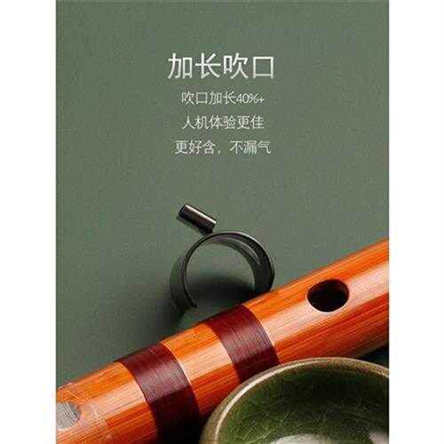 极速伶吟初学零基础笛子助u吹器竹笛横笛初学辅助吹嘴入门演奏笛