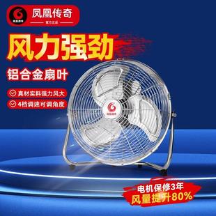凤凰传奇趴地扇强力电风扇大功率工业扇台地扇商用大风力家用静音