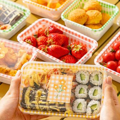 拉苏手绘奶油蛋糕盒子in米s豆乳慕马斯千层甜-16品提卡龙汉堡便当