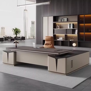 老板办公桌椅组合简约现代领导董事长办公室家具大班台总裁桌