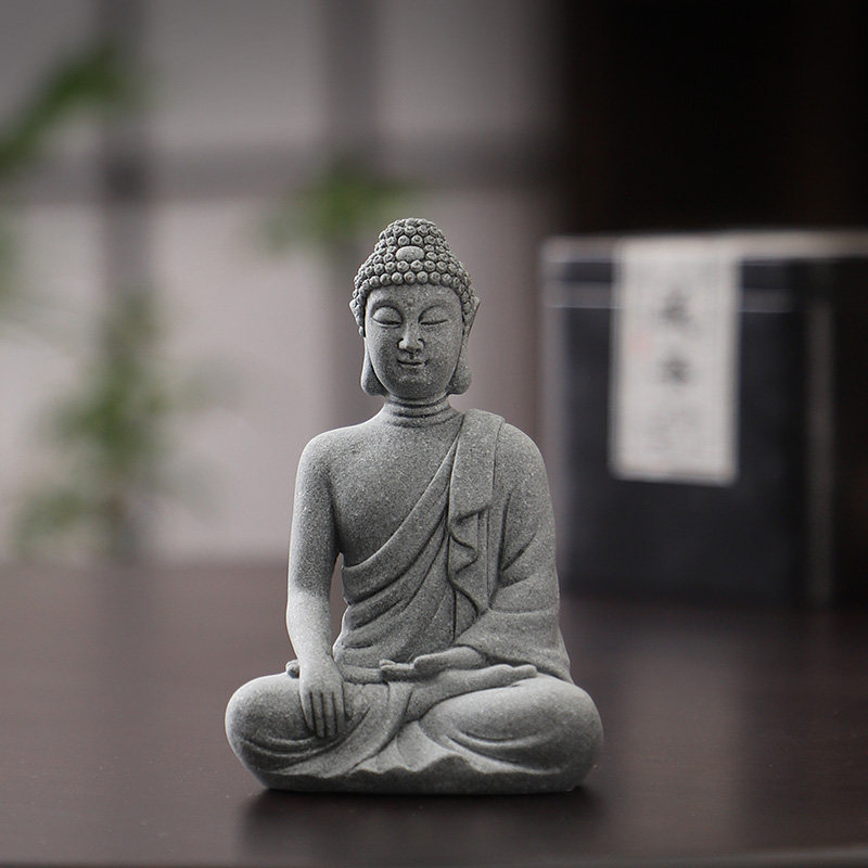 速发佛像景观小茶件园艺盆景假山微景观造景如来摆宠装品品工艺饰