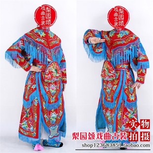 速发梨园颂新款 武旦刀马剧红色将军改良 戏曲影视演出故障戏旦服装