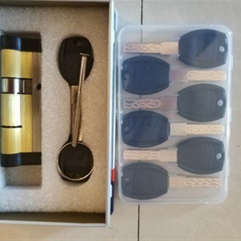 速发6叶纸全铜超D级锁芯防技术锡片叶片锁芯超C系锁芯通用型