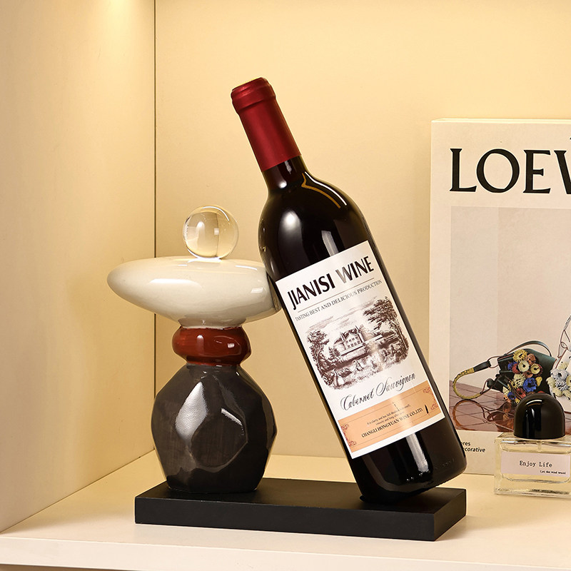 速发时来运转红酒架摆件厅客酒柜电视柜高端大饰餐边柜轻奢高档装