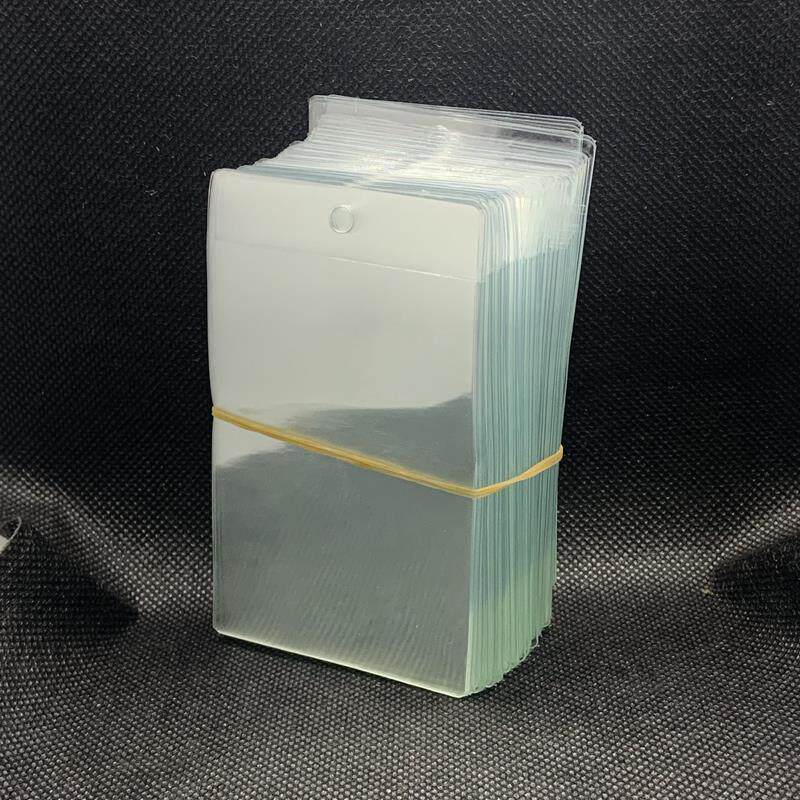 极速商标透明袋塑料商标袋u空白PVC吊牌小袋子服装商标领标袋标签