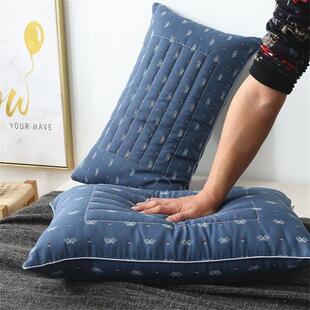 极速荞麦枕头高枕不塌陷不变形硬枕E防打呼噜止鼾枕头偏硬枕芯高