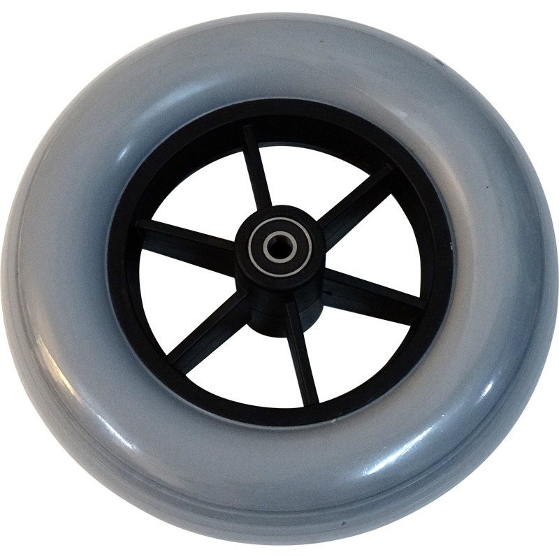 极速上海贝珍电动轮椅车配件 8寸/10D寸轮胎轱辘 BZ-6101前小轮免