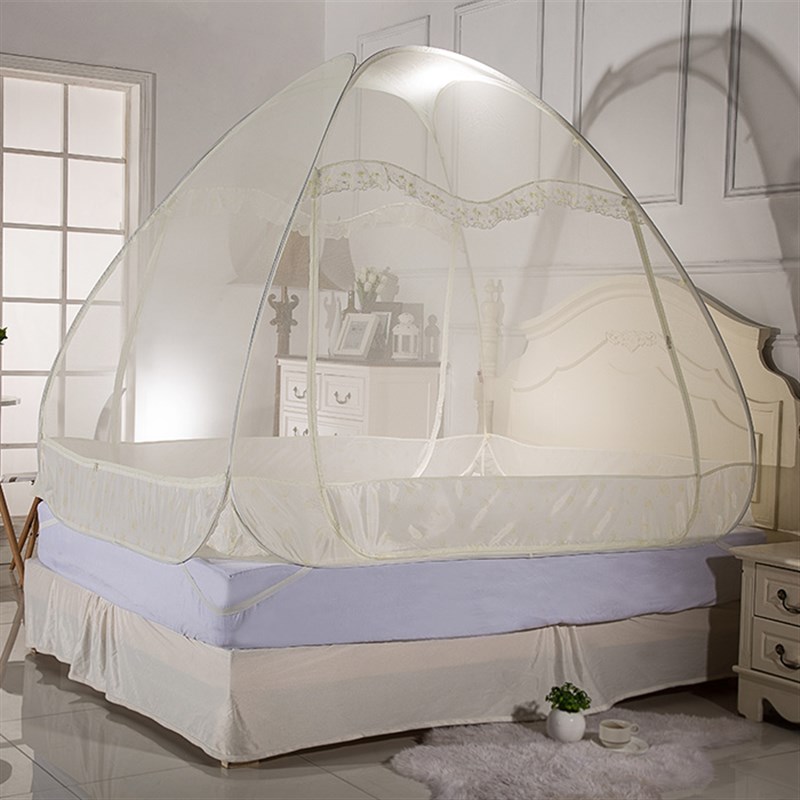 极速迷你屋蚊帐蒙古包免安装拉链三门12I米单人无底1518m牀双人