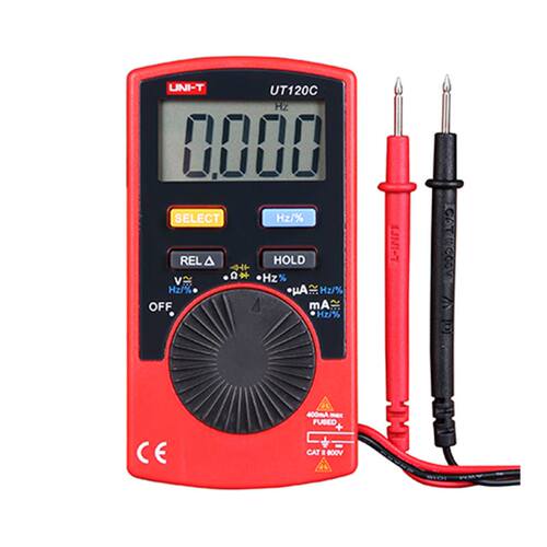 极速。优利德UT120A/B/C迷你可携式口袋型数字万U用电表自动量程