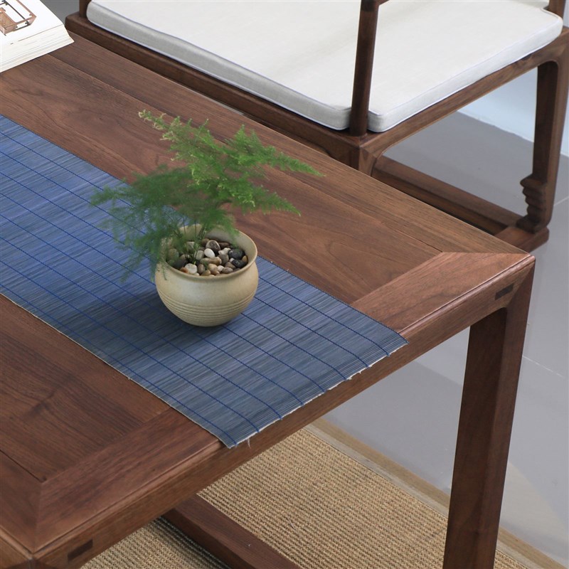 极速新中式家用全实木茶桌 茶室禅F意功夫泡茶桌办公室整装茶台桌