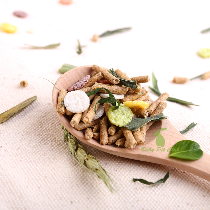 极速大麦草宠物兔粮5斤/成幼兔子饲料10I活体豚鼠荷兰猪粮食20除