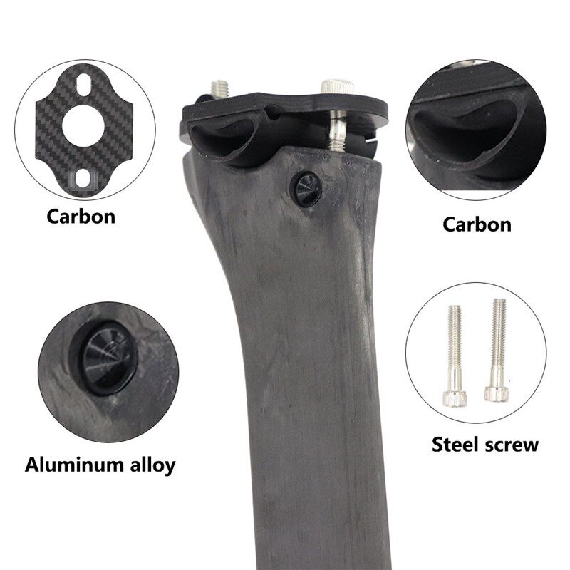 极速适配F10/F12超轻140g座杆0度碳纤维自行车座坐管340.MM公路车