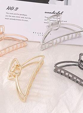 极速TIHOOD 4PCS Large Metal Hair Claw Clips HaQir Catch Barr