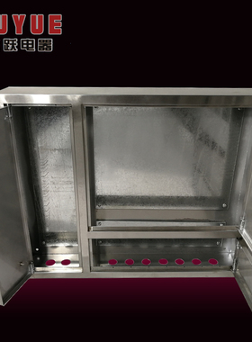 极速不锈钢电表箱8户三开门配电箱计量电控布线箱70N0X870X160明