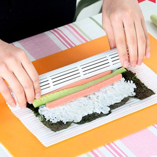 新品DIY  dSushi Roller Mats Washable Reusable Sushi Roll Mol